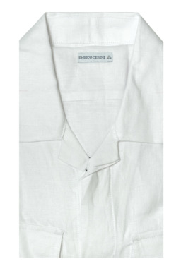 Фото рубашки Приталенный силуэт Рубашка ENRICO CERINI, цвет белый