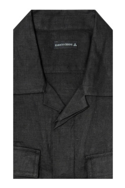 Фото рубашки Приталенный силуэт Рубашка ENRICO CERINI, цвет черный