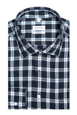 Фото рубашки Прямой силуэт Рубашка SEIDENSTICKER, цвет синий