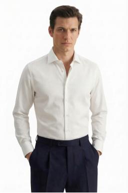 Фото рубашки Прямой силуэт Рубашка SEIDENSTICKER, цвет белый