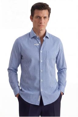 Фото рубашки Прямой силуэт Рубашка SEIDENSTICKER, цвет синий